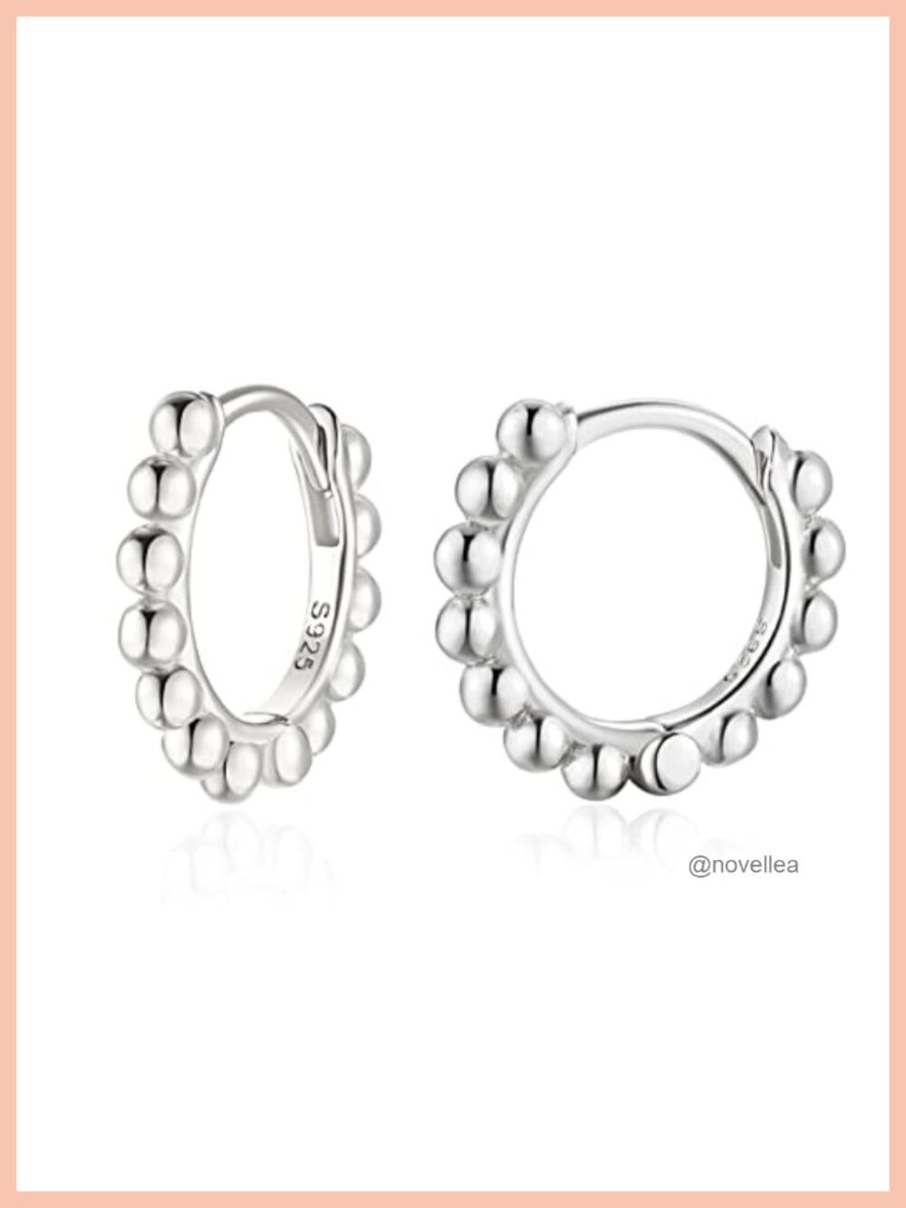 Tiny Hoop Earrings 925 Sterling Silver Huggie Sleeper Earrings